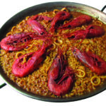 Fondo marinero para hacer Arroz con Carabineros