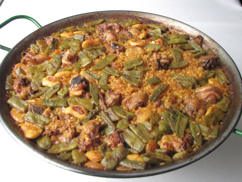 Fondo marinero para hacer Paella